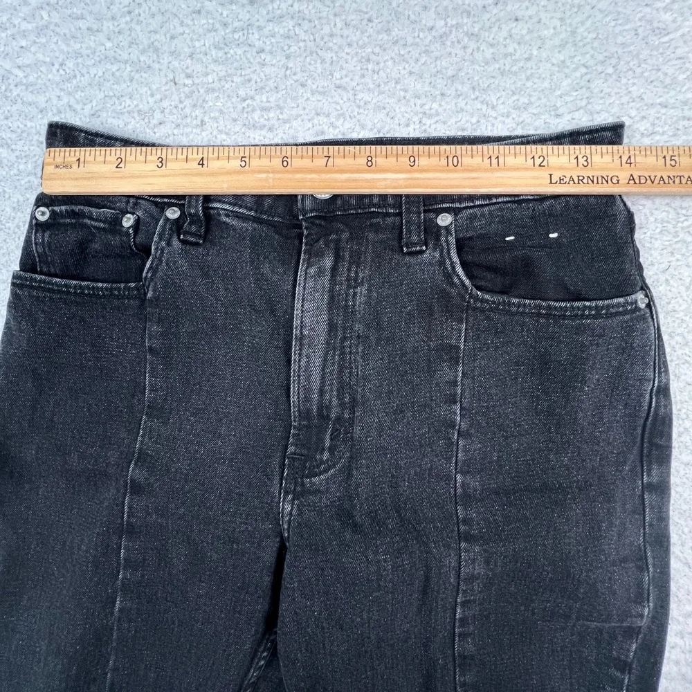 Abercrombie & Fitch Jeans Womens 27 Curve‎ Love Skinny High Rise Split Hem Black